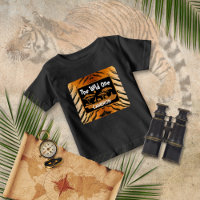 Animal Print Tiger Birthday T-Shirt