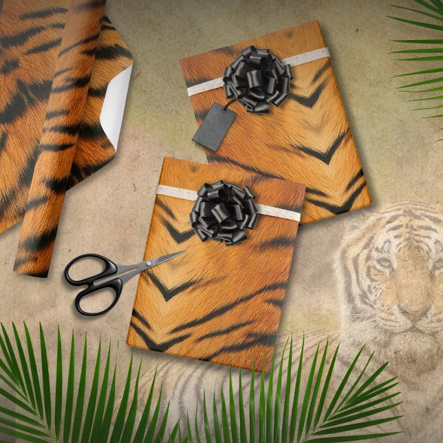 Animal Print Tiger Wrapping Paper (Creator Uploaded)