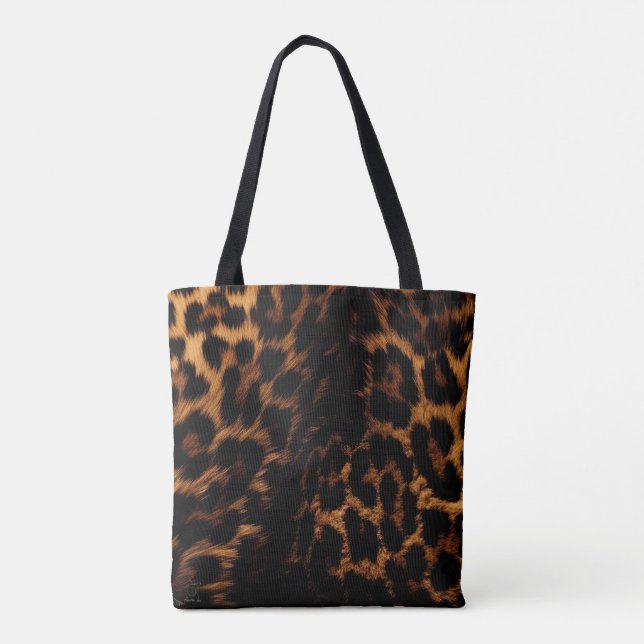 Animal Print Tote Bag (Back)