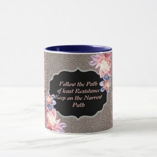Animal Print Two-Tone Follow the Path Mug