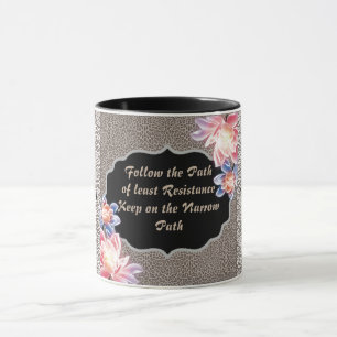 Animal Print Two-Tone Follow the Path Mug