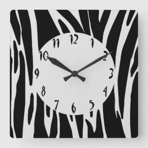 Animal Print Wall Clock