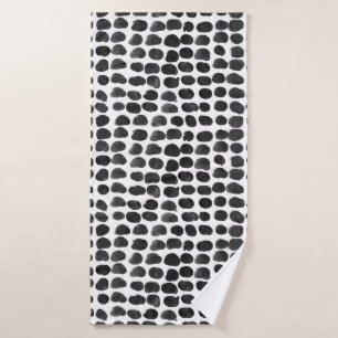 Animal print with dots seamless pattern bath towel