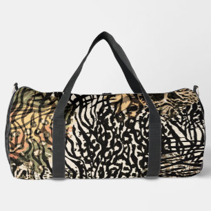 Animal print zebra modern Luxury sport bag