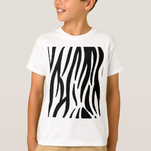 Animal Print Zebra Pattern T-Shirt