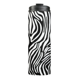 Animal print. Zebra/Tiger ornament. Seamless patte Thermal Tumbler
