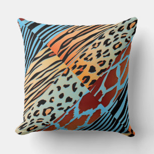 Animal Printed Zebra Stripe Pillow
