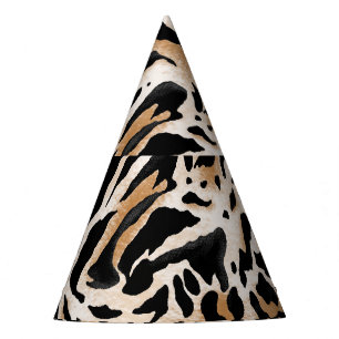 Animal Prints: Leopard Zebra Tiger Party Hat