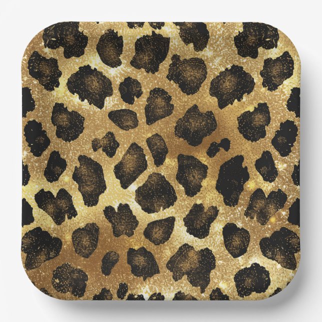 Animal Prints Paper Plate (Front)