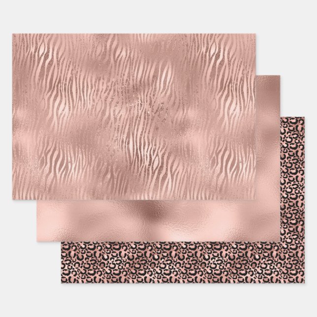 Animal Prints Wrapping Paper Sheet (Set)
