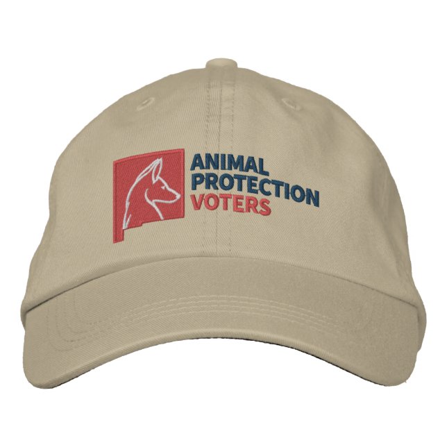 Animal Protection Voters - Embroidered Hat (Front)