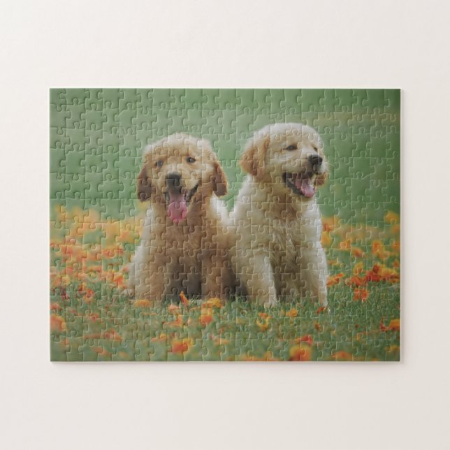Animal Puzzles Animal Pic Cute Sad Puppy Puppy Pho (Horizontal)