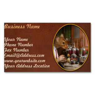 Animal - Rat - The Lab Rat Magnetic Business Card
