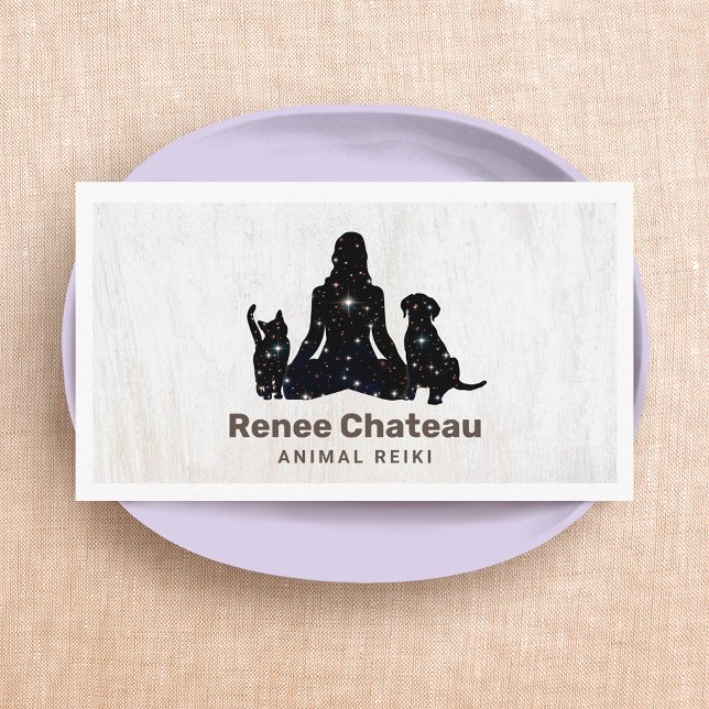 Animal Reiki Master Business Card (Creator Uploaded)