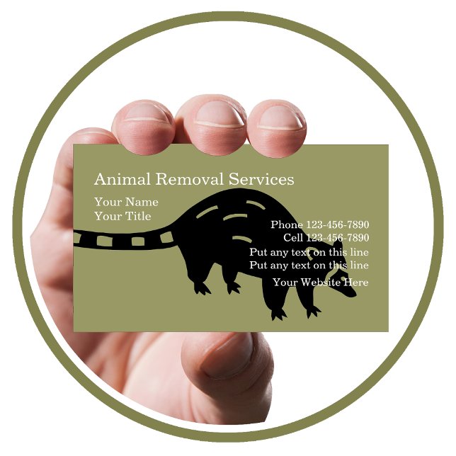 Animal Removal Business Cards (Creator Uploaded)