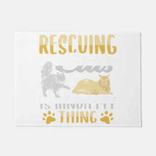 Animal Rescue Cat Rescue Cat Rescuer Doormat