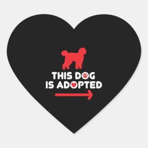Animal Rescue Dog Rescue Heart Sticker