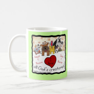 Animal Rescue-I love All God’s Creatures Coffee Mug
