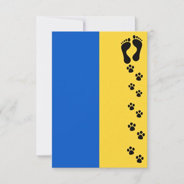 Animal Rescue in Ukraine Thank You Card (Front)