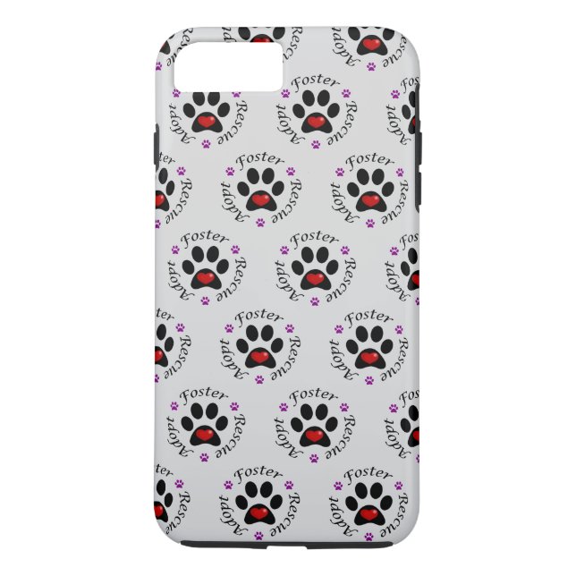 Animal Rescue iPhone 7 Plus Tough Case (Back)