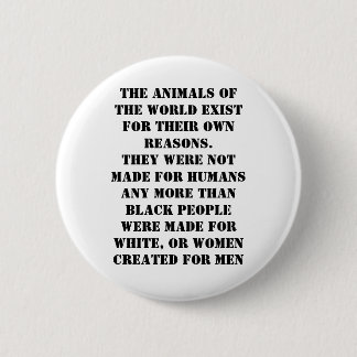 Animal Rights 6 Cm Round Badge