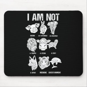 Animal Rights Animal Protection Go Vegan Mouse Pad