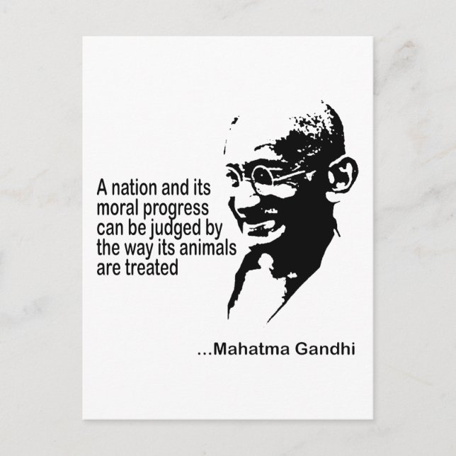 Animal Rights Postcard (Front)