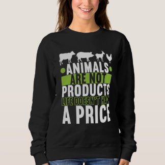 Animal Rights Vegan Vegetarian Sweatshirt
