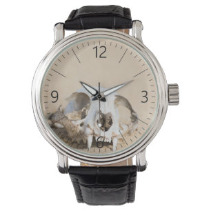 Animal’s skull watch