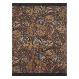 ANIMAL SAFARI JUNGLE TABLECLOTH