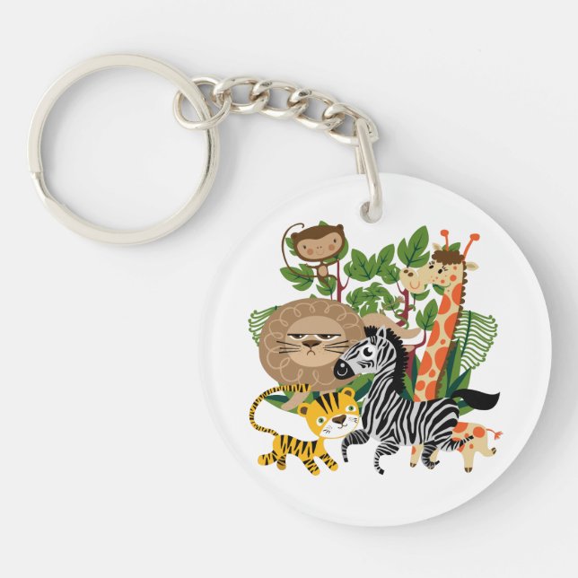 Animal Safari Key Ring (Front)