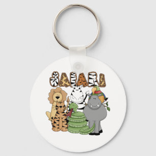 Animal Safari Key Ring