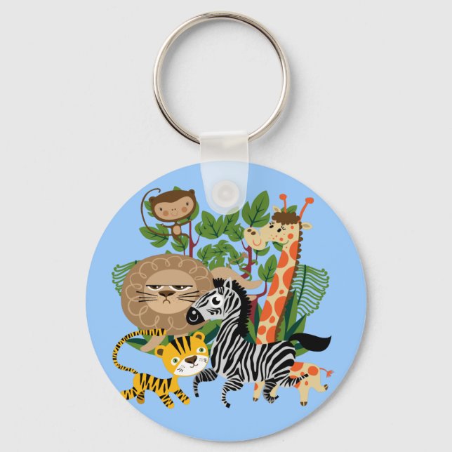 Animal Safari Key Ring (Front)