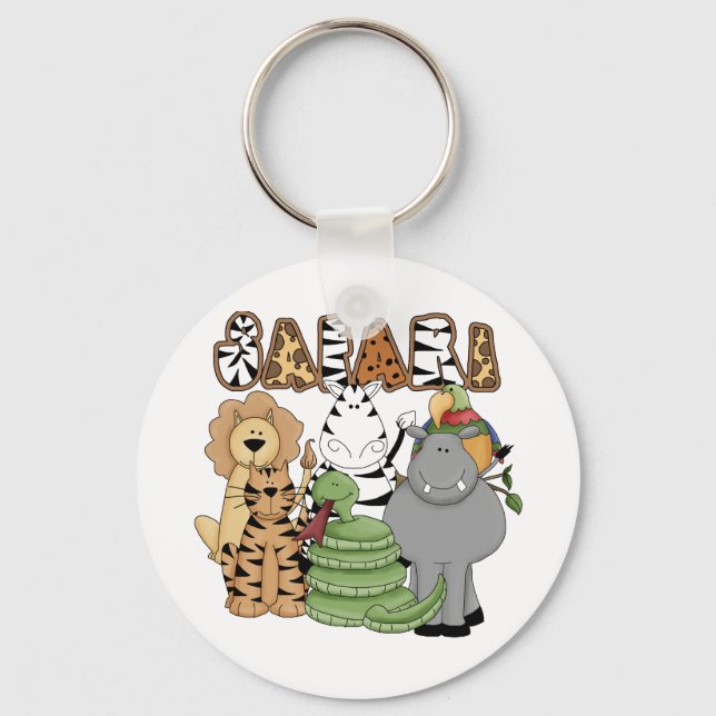 Animal Safari Key Ring (Front)