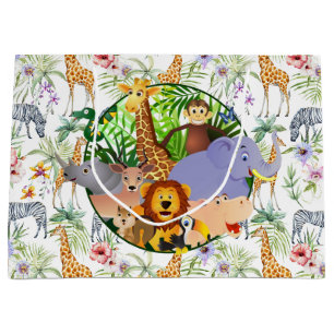 Animal Safari  Large Gift Bag
