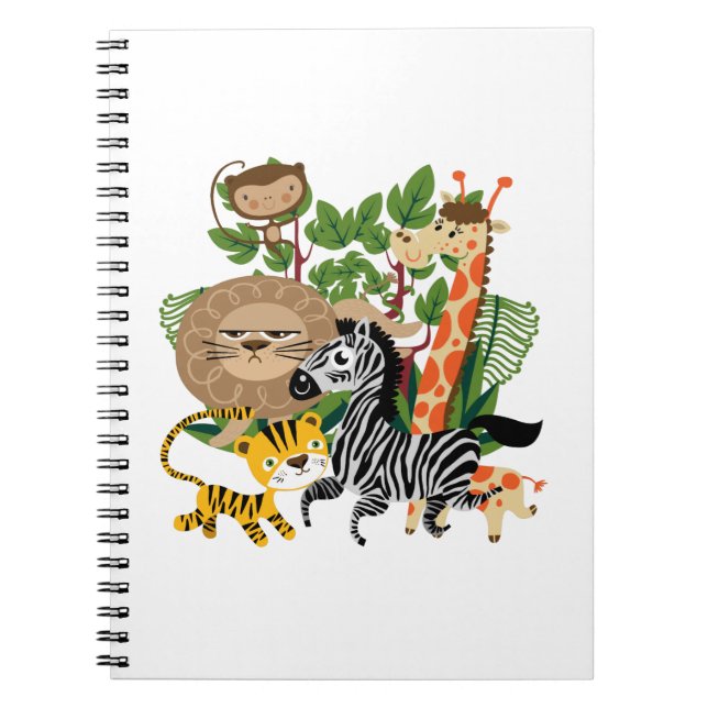 Animal Safari Notebook (Front)
