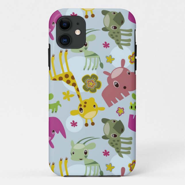 animal safari pattern Case-Mate iPhone case (Back)