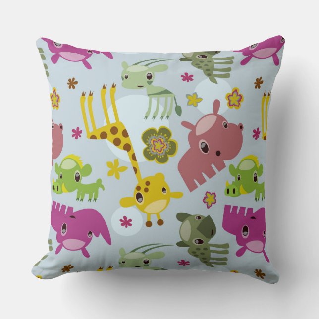 animal safari pattern cushion (Front)