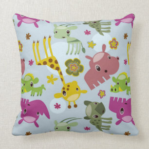 animal safari pattern cushion