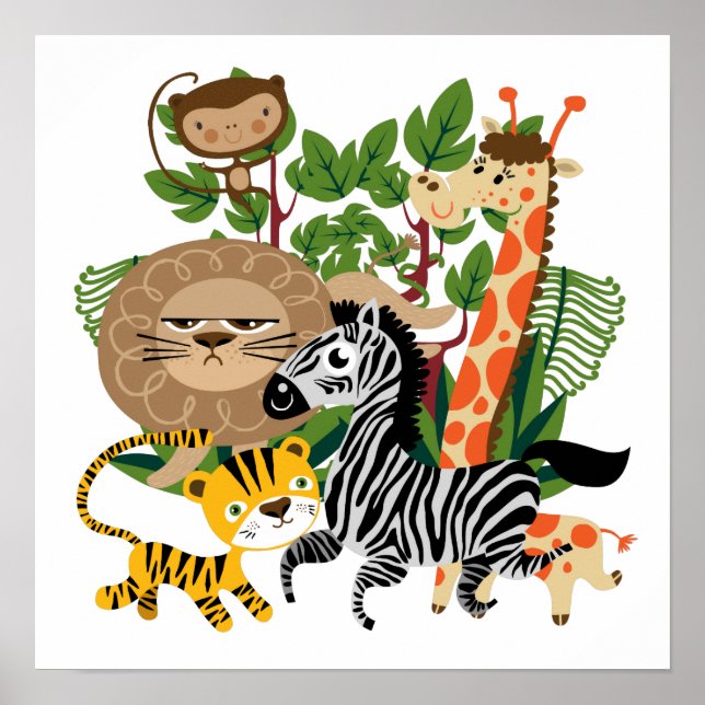 Animal Safari Poster (Front)