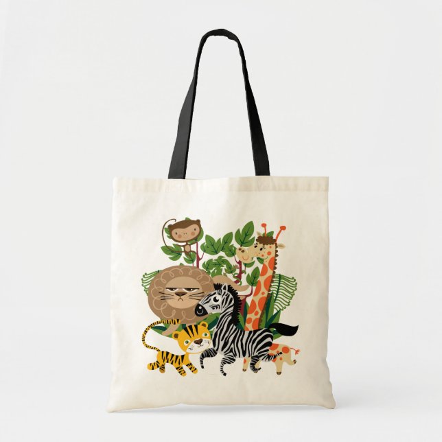 Animal Safari Tote Bag (Front)