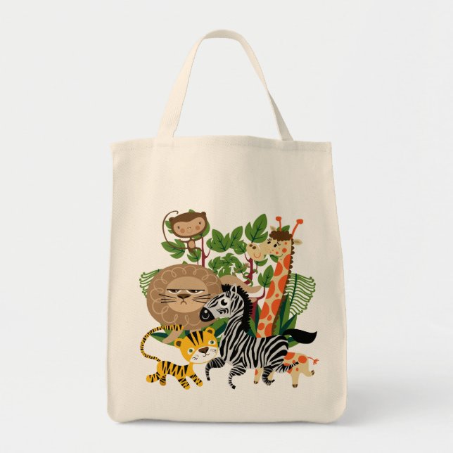 Animal Safari Tote Bag (Front)