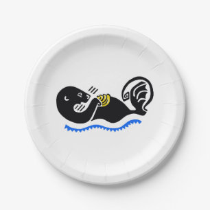Animal - Sea OTTER - Wildlife - Ocean - party Paper Plate