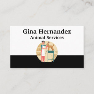 Animal Services   Groomer   Pet Store Business Card