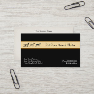Animal Shelter Hospital Business Card
