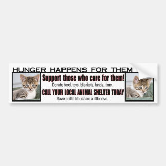 Animal Shelter Support Bumper Sticker