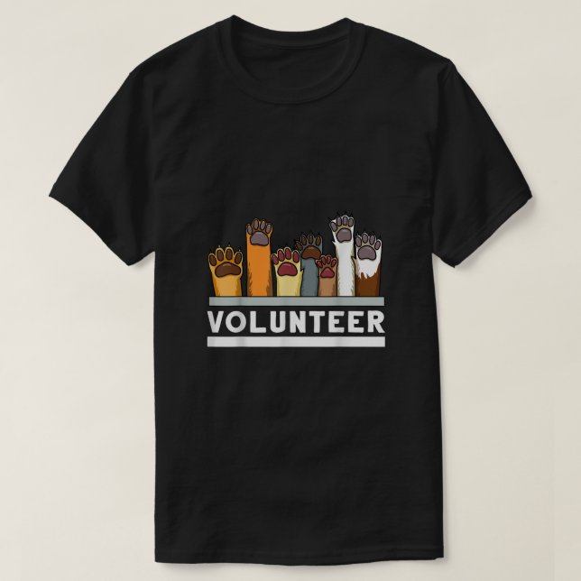 Animal Shelter Volunteer  T-Shirt (Design Front)