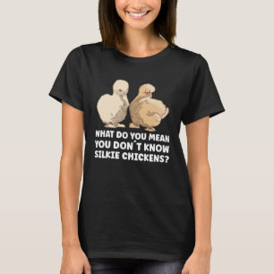 Animal Silkie Chicken Mom Chinese Silk Chicken T-Shirt