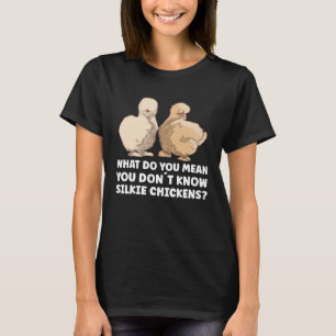 Animal Silkie Chicken Mum Chinese Silk Chicken T-Shirt