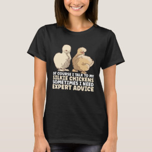 Animal Silkie Chicken Silky Chinese Silk T-Shirt